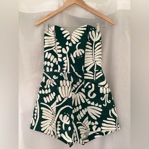 Tropical Print Romper